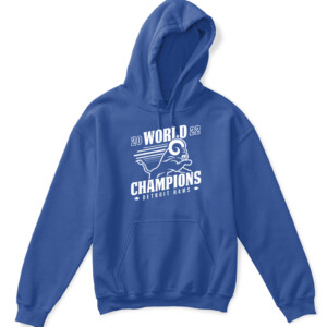 DETROIT RAMS 2022 WORLD CHAMPIONS SHIRT Detroit Lions Los Angeles Rams 2022 Super Bowl LVI Champions APKH royal front.jpg