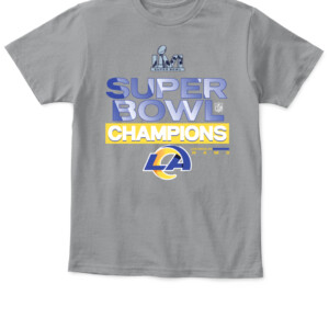 LOS ANGELES RAMS 2022 Super Bowl LVI Champions Locker Room Trophy T Shirt APKT sport grey front.jpg