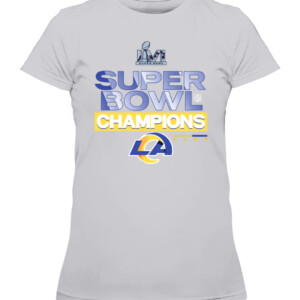 LOS ANGELES RAMS 2022 Super Bowl LVI Champions Locker Room Trophy T Shirt CAWTS heather grey front.jpg
