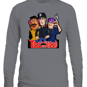 TOYZ N THE HOOD SHIRT FUNNY TOY STORY CALS graphite heather front.jpg