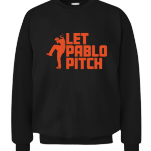 LET PABLO PITCH SHIRT Pablo Sandoval San Francisco Giants CACS black front.jpg