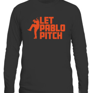 LET PABLO PITCH SHIRT Pablo Sandoval San Francisco Giants CALS black front.jpg