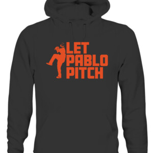 LET PABLO PITCH SHIRT Pablo Sandoval San Francisco Giants CAUH black front.jpg