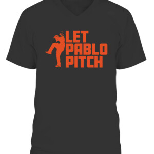 LET PABLO PITCH SHIRT Pablo Sandoval San Francisco Giants CAVN black front.jpg