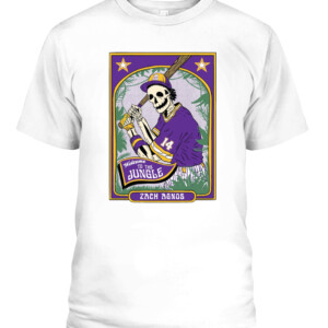 WELCOME TO THE JUNGLE ZA SHIRT ZACH AGNOS East Carolina Pirates CABT white front.jpg