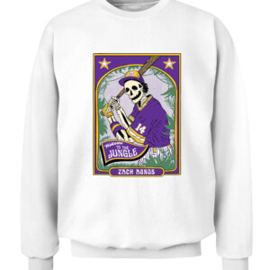 WELCOME TO THE JUNGLE ZA SHIRT ZACH AGNOS East Carolina Pirates CACS white front.jpg