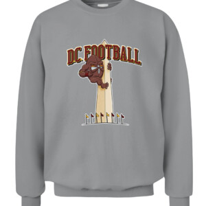 DC FOOTBALL SHIRT Washington Commanders Redskins CACS sport grey front.jpg