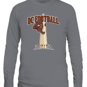 DC FOOTBALL SHIRT Washington Commanders Redskins CALS graphite heather front.jpg