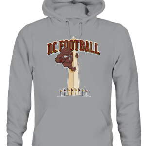 DC FOOTBALL SHIRT Washington Commanders Redskins CAUH sport grey front.jpg
