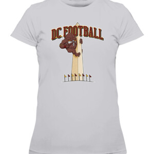 DC FOOTBALL SHIRT Washington Commanders Redskins CAWTS heather grey front.jpg