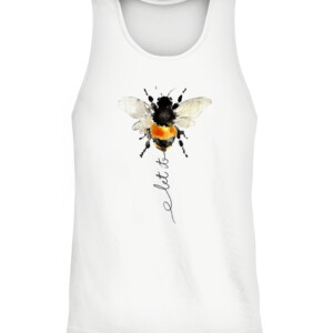 let it bee let it be bee shirt hippie bee t shirt CATT white front.jpg