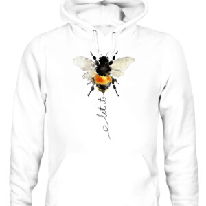let it bee let it be bee shirt hippie bee t shirt CAUH white front.jpg