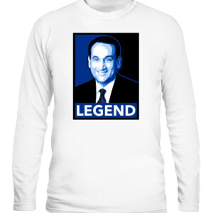 LEGEND MK SHIRT Mike Krzyzewski Duke Blue Devils CALS white front.jpg
