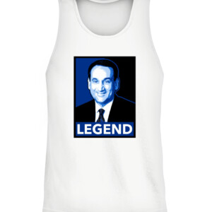 LEGEND MK SHIRT Mike Krzyzewski Duke Blue Devils CATT white front.jpg
