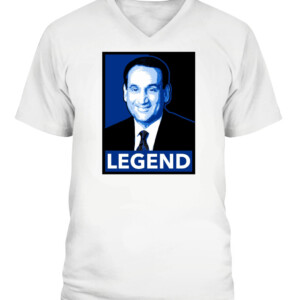 LEGEND MK SHIRT Mike Krzyzewski Duke Blue Devils CAVN white front.jpg