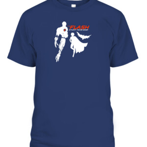 THE FLASH STUNT TEAM 2021 SHIRT Ezra Miller Michael Keaton Batman DC Movie CAPT navy front.jpg