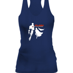 THE FLASH STUNT TEAM 2021 SHIRT Ezra Miller Michael Keaton Batman DC Movie CAWT navy front.jpg