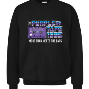 THE PURPLE TAPE 1995 MORE THAN MEETS THE EARS SHIRT Wu Tang Clan, wu tang shirt, wu tang merch CACS black front.jpg