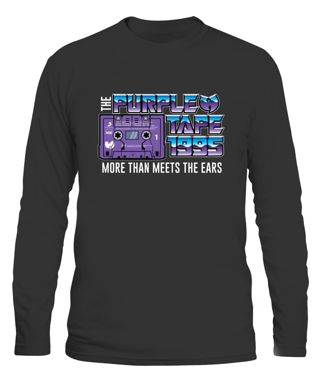 THE PURPLE TAPE 1995 - MORE THAN MEETS THE EARS SHIRT Wu-Tang Clan, wu tang shirt, wu tang merch-CALS-black-front.jpg THE PURPLE TAPE 1995 MORE THAN MEETS THE EARS SHIRT Wu Tang Clan, wu tang shirt, wu tang merch CALS black front.jpg