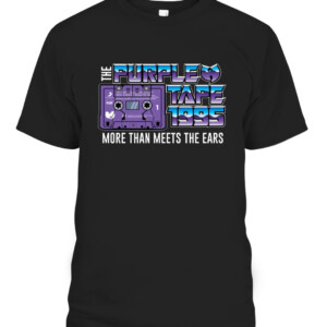THE PURPLE TAPE 1995 MORE THAN MEETS THE EARS SHIRT Wu Tang Clan, wu tang shirt, wu tang merch CAPT black front.jpg