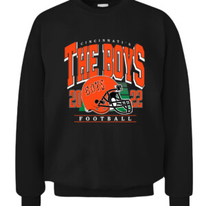 THE BOYS CIN HELMET SHIRT Cincinnati Bengals Cincinnati THE BOYS 2022 FOOTBALL CACS black front.jpg