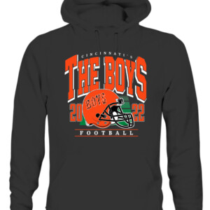 THE BOYS CIN HELMET SHIRT Cincinnati Bengals Cincinnati THE BOYS 2022 FOOTBALL CAUH black front.jpg
