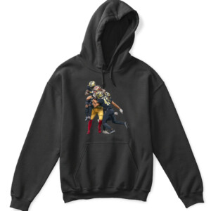 Kittle Saints Catch Shirt George Kittle San Francisco 49ers APKH black front.jpg
