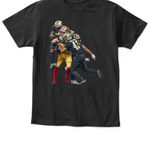 Kittle Saints Catch Shirt George Kittle San Francisco 49ers APKT black front.jpg