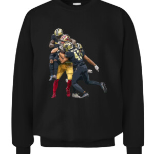 Kittle Saints Catch Shirt George Kittle San Francisco 49ers CACS black front.jpg