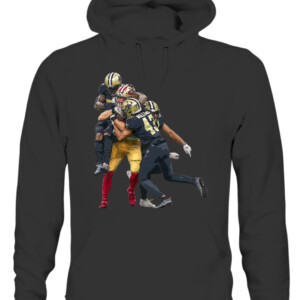 Kittle Saints Catch Shirt George Kittle San Francisco 49ers CAUH black front.jpg