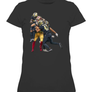 Kittle Saints Catch Shirt George Kittle San Francisco 49ers CAWTS black front.jpg