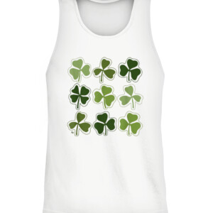 St. Patrick’s Day Clovers T Shirt St Patrick's Day CATT white front.jpg