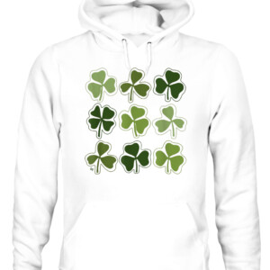 St. Patrick’s Day Clovers T Shirt St Patrick's Day CAUH white front.jpg