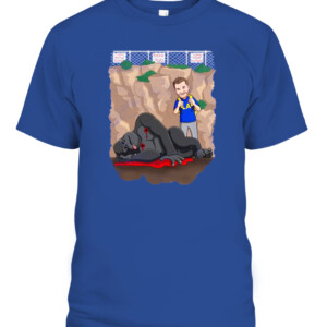 SM HARAMBE SHIRT Sean Mcvay Rams defeat Bengals Los Angeles Rams 2022 Super Bowl LVI Champions CABT royal front.jpg