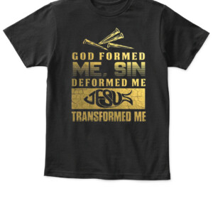 GOD FORMED ME T Shirt APKT black front.jpg