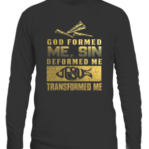 GOD FORMED ME T Shirt CALS black front.jpg