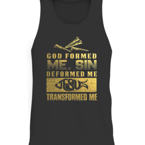 GOD FORMED ME T Shirt CATT black front.jpg