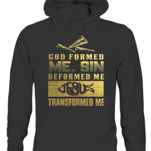 GOD FORMED ME T Shirt CAUH black front.jpg
