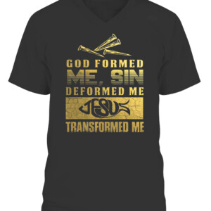 GOD FORMED ME T Shirt CAVN black front.jpg