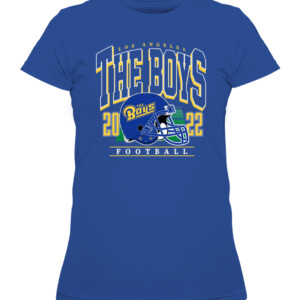 THE BOYS LA HELMET SHIRT Los Angeles Rams Los Angeles THE BOYS 2022 FOOTBALL CAWTS royal front.jpg