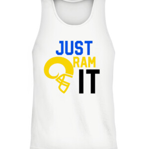 Just Ram It T Shirt Los Angeles Rams 2022 Super Bowl LVI Champions CATT white front.jpg