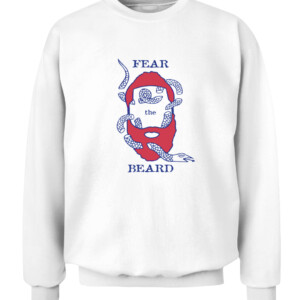 FEAR THE PHI BEARD II SHIRT James Harden Philadelphia 76ers Sixers CACS white front.jpg