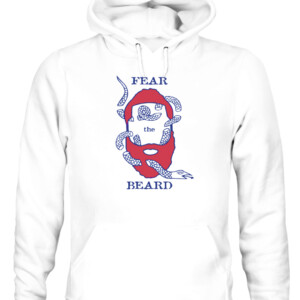 FEAR THE PHI BEARD II SHIRT James Harden Philadelphia 76ers Sixers CAUH white front.jpg