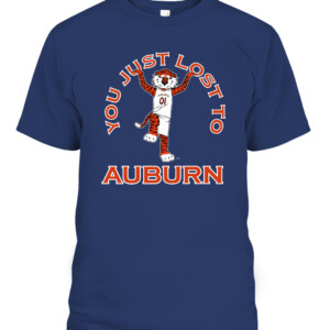 YOU JUST LOST TO AUBURN SHIRT Auburn Tigers CABT navy front.jpg