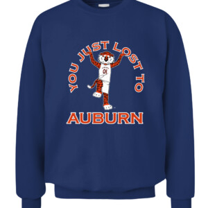 YOU JUST LOST TO AUBURN SHIRT Auburn Tigers CACS navy front.jpg