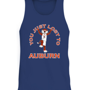 YOU JUST LOST TO AUBURN SHIRT Auburn Tigers CATT navy front.jpg