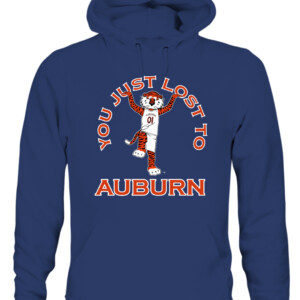 YOU JUST LOST TO AUBURN SHIRT Auburn Tigers CAUH navy front.jpg