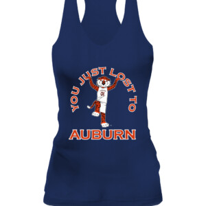 YOU JUST LOST TO AUBURN SHIRT Auburn Tigers CAWT navy front.jpg