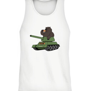 HANK THE TANK SHIRT 500 Pound Bear CATT white front.jpg