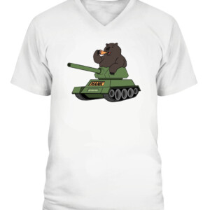 HANK THE TANK SHIRT 500 Pound Bear CAVN white front.jpg